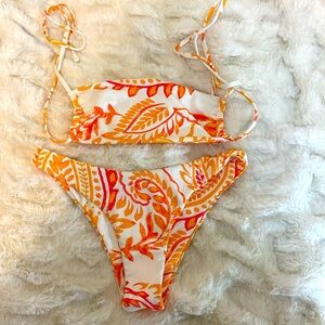 Red, Orange, Yellow Bikini